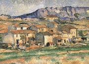 Paul Cezanne near the village garden Spain oil painting artist
